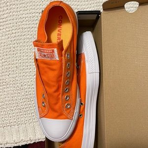 Chuck Taylor Slip Surf Sneaker. Women’s sz 11 color orange